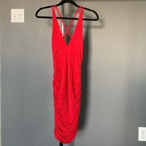 Missguided Red Dress